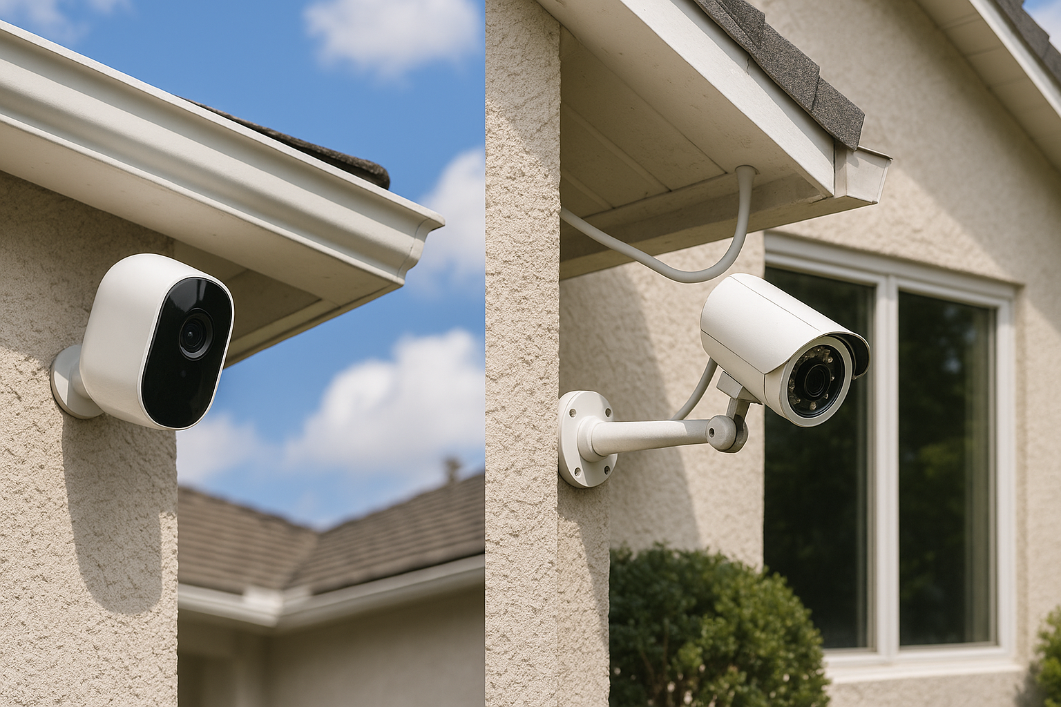 wireless vs wired home security cameras home security cameras worth it